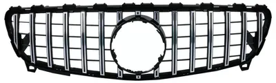 Imagen del producto de Rejilla delantera para Mercedes Clase A W176, modelo restyling (rediseñado) de 09.15 a 18, modelos A45 y GT-R, con diseño Panamericana.
