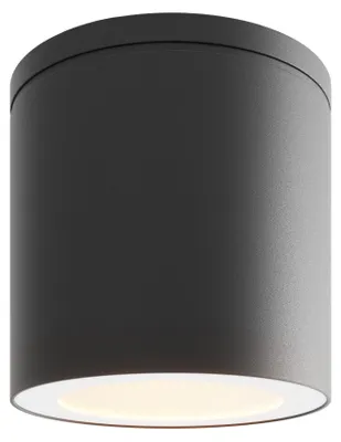 Produktbild von Ledvion LED Aufbauspot Schwarz Rund GU10 Fassung ohne Leuchtmittel