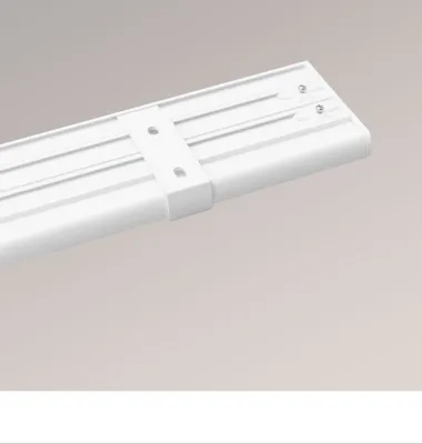 Produktbild von SET Vorhangschiene 115cm mit 4 Innenläufen für Deckenmontage in Weiß