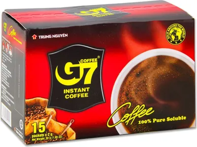 Produktbild von G7 Instant Kaffee Beutel 30g (15x2g) Trung Nguyen | Löslicher Kaffee, Schnellkaffee, Pulverkaffee