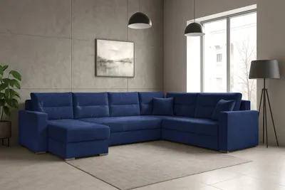 Zdjęcie produktu dla Zestaw wypoczynkowy Narożnik Sofa Zestaw wypoczynkowy Kapitan U z funkcją spania Część dzienna Kronos 9