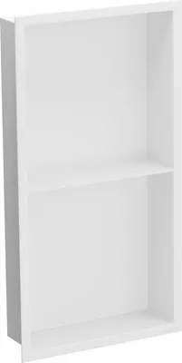 Image de Mexen X-Wall-R étagère à encastrer avec collier et tablette 60 x 30 cm, Blanc - 1920603010S