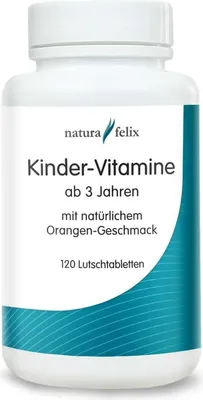 Produktbild von Natura Felix Kinder-Vitamine- 120 Lutschtabletten