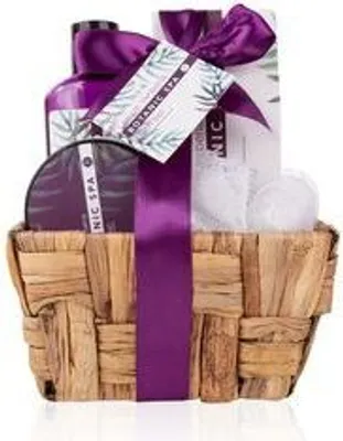 Produktbild von Accentra Badeset Frauen Botanic SPA im Seegraskorb 4-teiliges Giftset Beauty