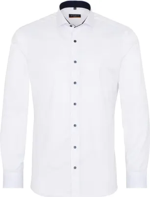 Produktbild von Eterna - Slim Fit - Bügelfreies Herren Langarm Hemd, (8819 F142), Größe:40, Farbe:Weiß (00)