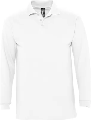 Immagine prodotto di SOLS Uomo Winter II Piqué manica lunga / polo, manica lunga PC329 (L) (Bianco)