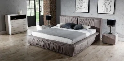 Produktbild von Nachttisch Braun Holz Möbel Design Beistelltisch Schlafzimmer Möbel Tisch Tische