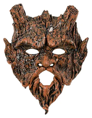 Produktbild von Elzusha – Realistische Halloween-Maske im Stil eines Baumwesens, ideal für Cosplay