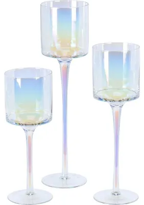 Produktbild von Kerzenleuchter, Weiß, 3 Stück - Home Styling Collection