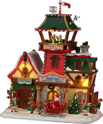 Productafbeelding van North Pole Control Tower With 4.5V Adaptor Kerst LEMAX