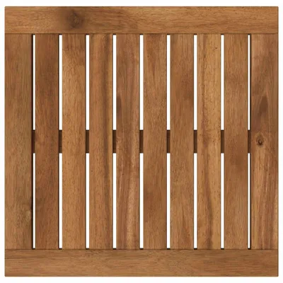 Zdjęcie produktu dla Blat stołu: 40,5 x 40 x 2 cm, prostokątny, wykonany z litego drewna akacji