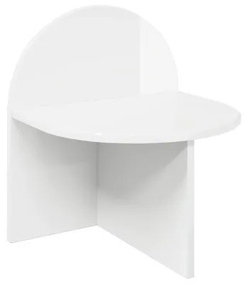 Obrázek produktu pro Noční stolek Bílá s vysokým leskem 40 x 35,5 x 45,5 cm