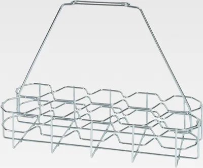 Produktbild von Glasträger für 10 Gläser, verzinkt