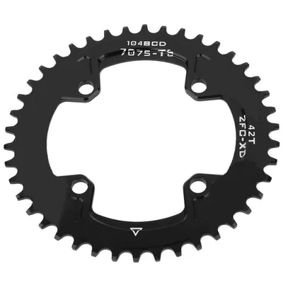 Immagine prodotto di BCD 104 mm 42T Catena stretta larga anello singolo per guarnitura Shimano AM/XC bicicletta