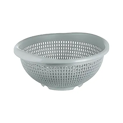 Obrázek produktu pro Kuchyňský cedník XL - praktický a robustní pro každodenní použití Šedá barva