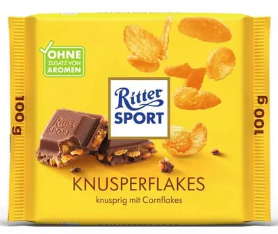 Immagine prodotto di Ritter SPORT 4020 Ritter SPORT KNUSPERFLAKES Schokolade 100,0 g