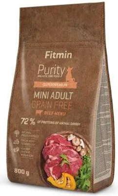 A bag of dog food.