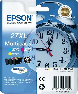 Image de Fournitures - Multi Pack Epson No.27XL - T2715 (Cyan, Magenta, Jaune)