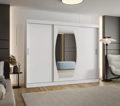 Produktbild von Kleiderschrank 250 cm SEYMA - weiß