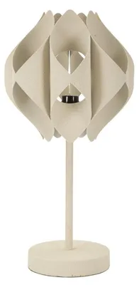 Image de Lampe de table Space en fer crème Ø28x57 cm