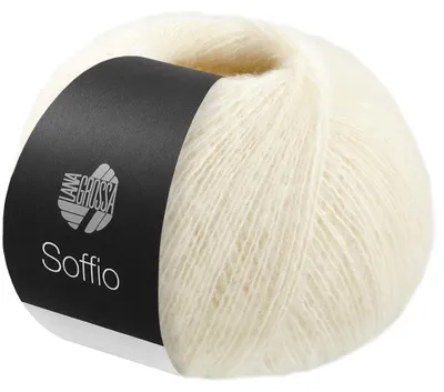 Produktbild von Lana Grossa - Soffio 0018 rohweiß