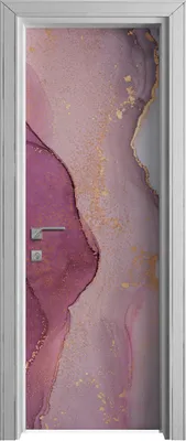 Produktbild von Tür Selbstklebende 70x210 cm Türfolie Türtapete Klebefolie - Farbiger Marmor