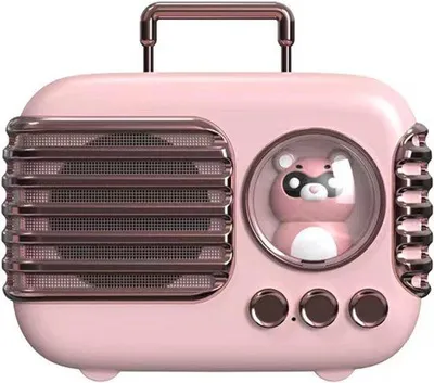 Produktbild von Kleine draagbare Bluetooth-Lautsprecher mit Vintage-Design, Mini-Lautsprecher für heimisches Stereogeläut, kreativ und stilvoll.