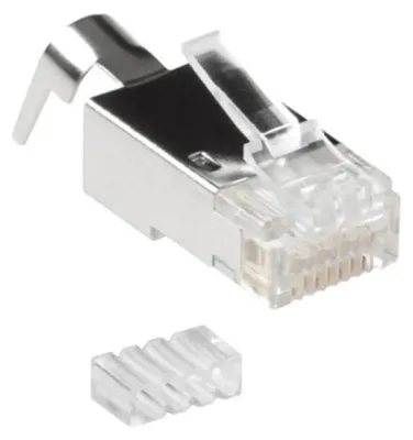 Obrázok produktu pre ACT FA2001, RJ45, Priehľadná, Nikel/zlato, 25 kusov