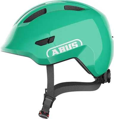 Produktbild von ABUS Kinderhelm Smiley 3.0 - Fahrradhelm mit tiefer Passform, kindergerechten Designs & Platz für einen Zopf - für Mädchen und Jungs - candid green, Größe S