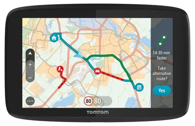 Produktbild von TomTom Navigationsgerät GO Essential - 5 Zoll, Stauvermeidung Dank TomTom Traffi