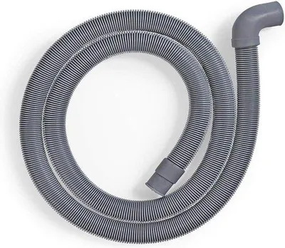 Produktbild von Afvoerslang für Waschmaschine und Geschirrspüler - 22 mm gebogen 19 mm gerade - 05 bar 60 °C - 15 m - für den Einsatz in verschiedenen Waschmaschinen