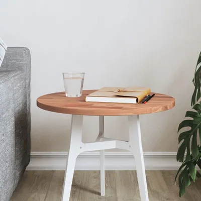 Obrázok produktu pre Maison Exclusive – Doska stola, priemer 40 cm, hrúbka 1,5 cm, kruhová, z masívneho dreva (buk)