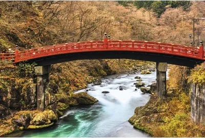 Produktbild von Papermoon VLIES Fototapete, Digitaldruck,  Nikko Heilige Shinkyo Brücke (380)