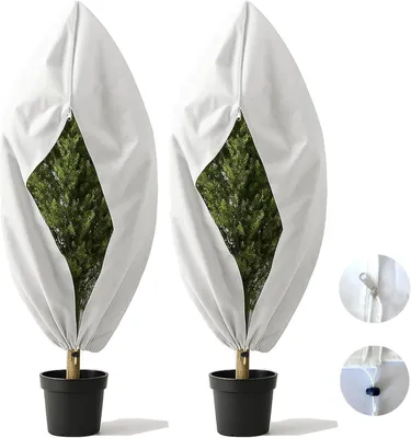 Produktbild von Set mit 2 Winter-Pflanzenschutzhš¹llen 60 x 80 cm Winterschutz fš¹r fš¹r Garten und Pflanzen im Freien