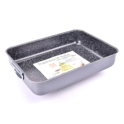 Immagine prodotto di Alluflon Tradizione Italia Teglia, pirofila, teglia per lasagne, teglia per arrosti, alluminio, 25 x 18 cm, 0008021125