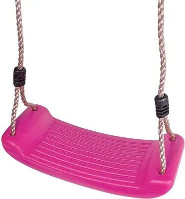 Image de Siège de balançoire en plastique -Rose - Hermic