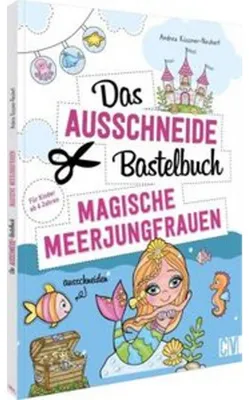 Obrázok produktu pre Das Ausschneide-Bastelbuch - Magische Meerjungfrauen