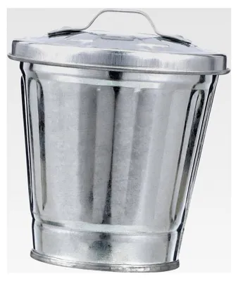 Produktbild von Mini Tischmülleimer aus Abfallbehälter mit Deckel für Schreibtisch und Recycling