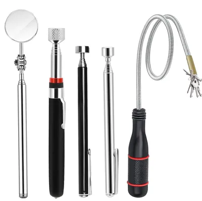 Magnet-Teleskopstab-Set, 5-tlg., 1,5–10 lb, flexibel