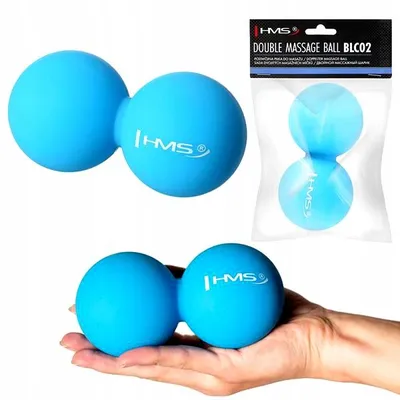 Produktbild von HMS BLC02 Doppel-Massageball für Muskeln Silikon Härte 50