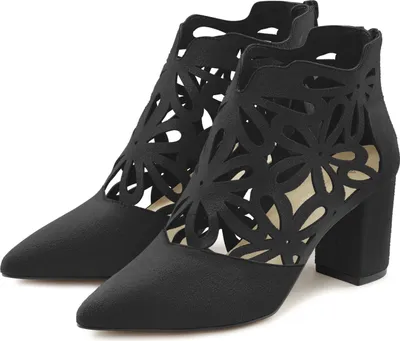 Produktbild von LASCANA High-Heel-Stiefelette Ankle Boot, Stiefelette, Stiefel, schwarz Größe 40