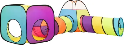 Produktbild von vidaXL Kinder-Spielzelt Mehrfarbig 190x264x90 cm