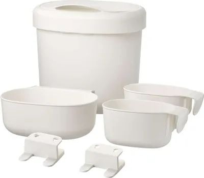 Produktbild von IKEA ÖNSKLIG Contenitore Behälter 4er-Set, weiß
