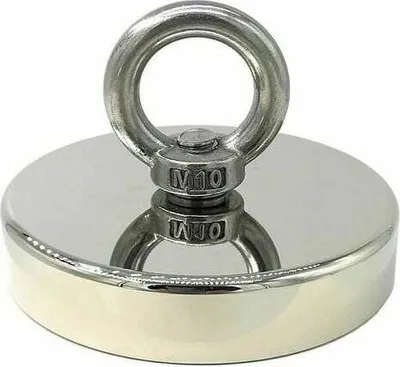 Produktbild von Neodym-Magnet 300 Kg, Ø 90 Mm, Magnetangeln