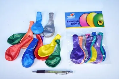 Obrázok produktu pre Nafukovací balónik 10cm 10ks vo vrecku karneval