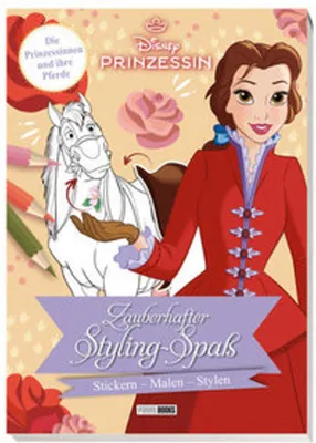 Produktbild von Disney Prinzessin: Zauberhafter Styling-Spaß - Stickern - Malen - Stylen