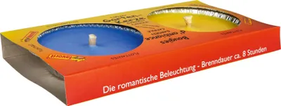 Produktbild von Favorit Schwimmkerze mit Citronella Wachs 2er Pack, bunt, Ø 110 mm