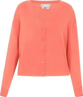 Image de Gilet en tricot pour femme Felipa - orange, taille XL/XXL