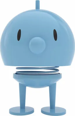 Produktbild von Hoptimist Large Bumble, Wackelfigur, Wackel Figur, Dekoidee, Dekoration, Kunststoff, Hellblau, H 13.5 cm, 2002-61