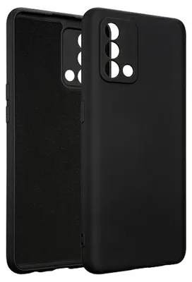 Productafbeelding van Siliconen Hoesje Beline Voor Oppo Reno 6 Lite, Zwart/Zwart